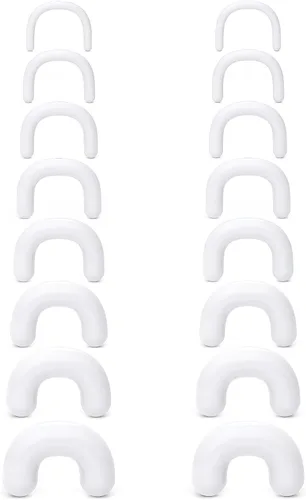 Miniatura 5 de Cisyozi 16G, 14G, 12G, 10G, 8G, 6G, 4G, 2G, kit de estiramiento de plástico hipoalergénico en forma de U, anillos de tabique para cirugía, trabajo