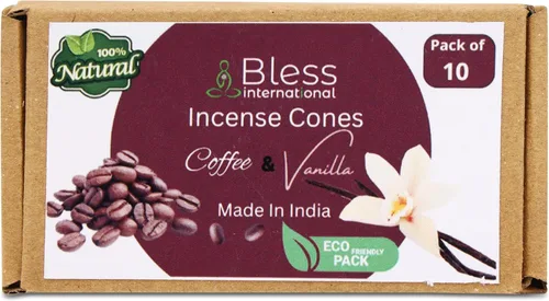 Miniatura 33 de Bless International Flor de naranja 100% natural - Conos de incienso hechos a mano, sumergidos a mano, orgánicos, sin productos químicos