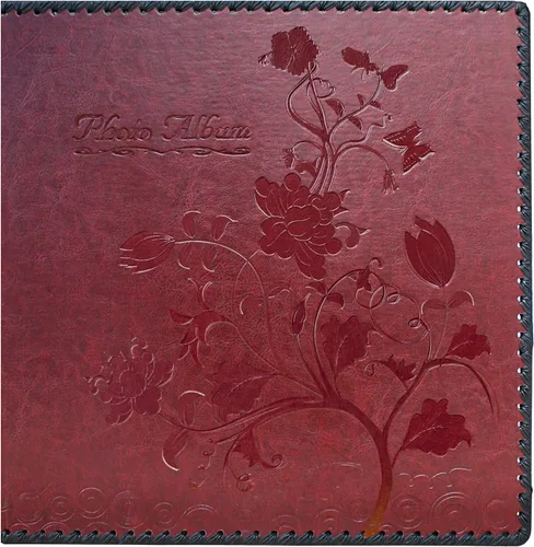 Miniatura 10 de Álbum de fotos Beautyus, álbum familiar autoadhesivo para manualidades, cubierta de piel, con capacidad para fotos de 3 x 5, 4 x 6, 5 x 7, 6 x 8 y 8