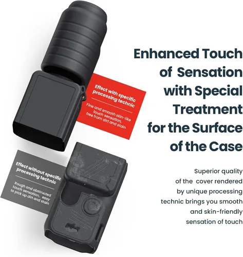 Miniatura 8 de Funda protectora de silicona para DJI Osmo Pocket 3 Funda de silicona Funda protectora Handheld Gimbal Action Camera Accesorios (negro)