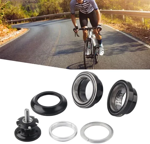 Miniatura 6 de Juego de auriculares, 1.339 in Mountain Road Bearing Headset Aleación de aluminio Delantero Horquilla Stem Headset para 1.126 in Dirección recta