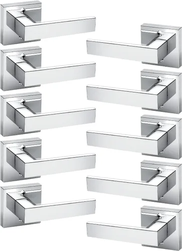 Miniatura 26 de KNOBWELL - Juego de cerradura con 1 picaporte resistente para puertas de una cara, ideal para puertas interiores reversibles, 0.93 libras