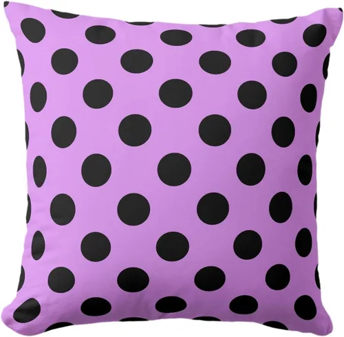 Miniatura 10 de Fundas de almohada de lunares negros sobre beige de 16 x 16 pulgadas, fundas de almohada decorativas rústicas y cuadradas para decoración del sofá