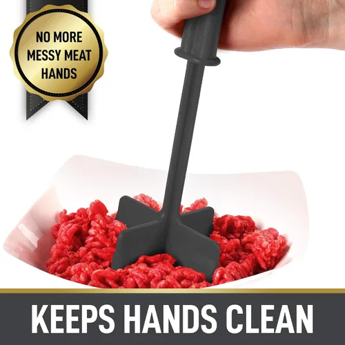 Miniatura 5 de Simple Craft Picador de carne, triturador de carne de primera calidad, triturador de carne molida y utensilio para picar hamburguesas, perfecto