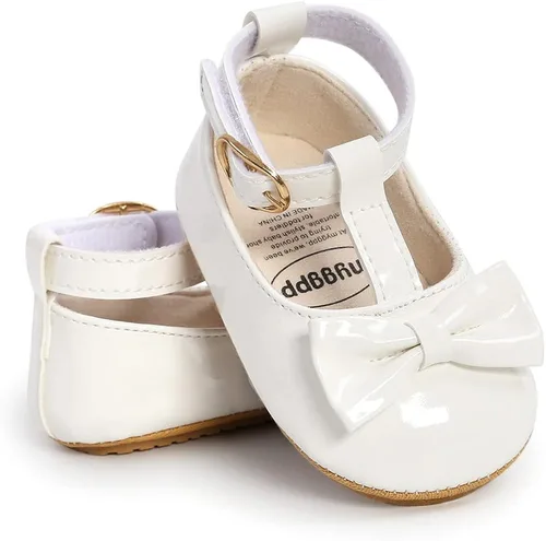 Miniatura 3 de Zapatos para bebé niño y niña, uniformes de boda, zapatos de vestir suaves con suela antideslizante, mocasines para caminar recién nacidos, cuna