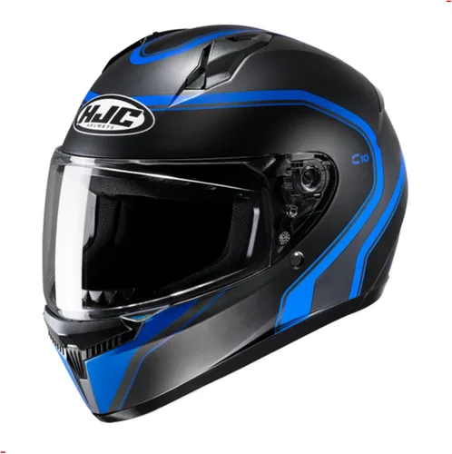 Miniatura 8 de Casco integral de motocicleta HJC C10 Elie con visor protector HJ-34P Pinlock, aprobado por DOT (MC5SF, Mediano)