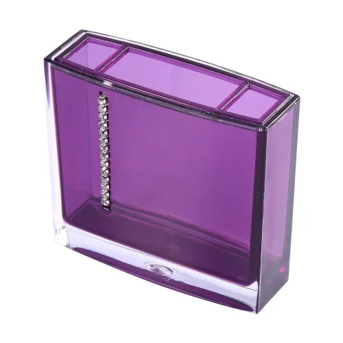 Miniatura 7 de Juego de accesorios de baño de lujo de 5 piezas con soporte para cepillos de dientes, plato, dispensador de bomba de loción líquida y taza, juego