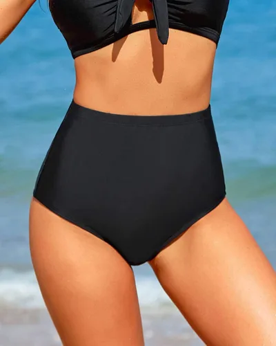Miniatura 2 de Tempt Me Pantalones de bikini retro de cintura alta para mujer, con control de abdomen