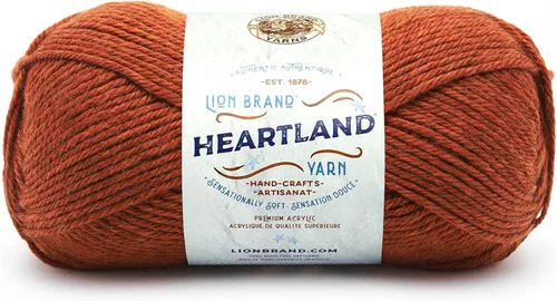 Miniatura 83 de Lion Brand Yarn Heartland Yarn - Hilo multicolor para tejer, tejer y tejer, paquete de 3, color congaree