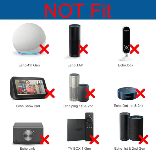 Miniatura 3 de Adaptador de corriente de 15 W compatible con Amazon Echo Dot de 3ª generación Echo Dot (3ª/4ª generación) con reloj Echo Dot Kids Edition Echo Show