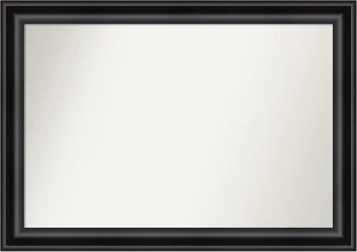 Miniatura 36 de Amanti Art Espejo personalizado, espejo de baño negro puente, espejo de pared o espejo de tocador de baño sobre el fregadero (26 x 26 pulgadas)