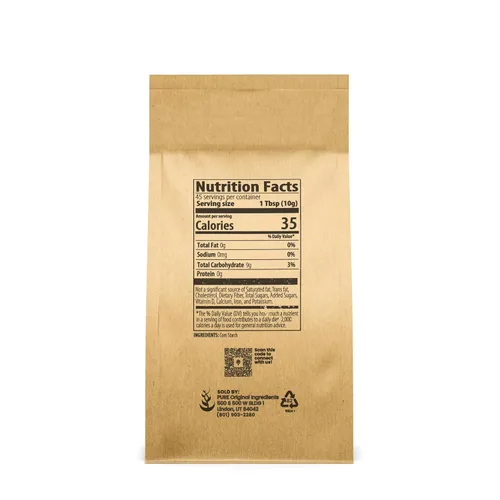 Miniatura 2 de Pure Original Ingredients Almidón de maíz (1 lb) Espesante para salsas, sopa y salsa