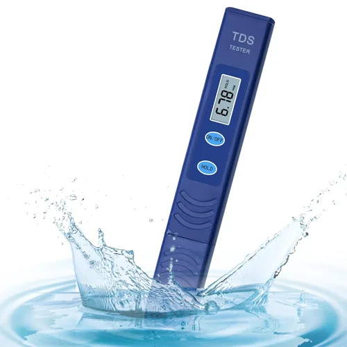Probador de agua TDS, probador de agua potable, medidor de 0-9990 PPM, medidor de calidad de agua, probador de agua portátil para agua potable,