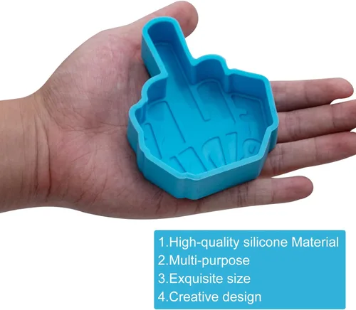 Miniatura 4 de Divertido molde de silicona F Bi-den para automóvil, molde de fundición de resina epoxi para perlas aromáticas, jabón, dulces, hornear, bricolaje
