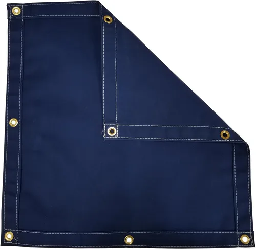 Miniatura 4 de Lona de poliéster Black Workhorse de 4 pies x 5 pies - 14.5 Oz.