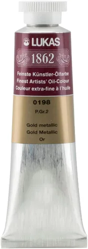 Miniatura 27 de Lukas 1862 Pintura al Óleo para Artistas Profesionales - Colores Tierra Amarillentos, 37 mL - Juego de 4 - Destacada Resistencia a la Luz, Sin