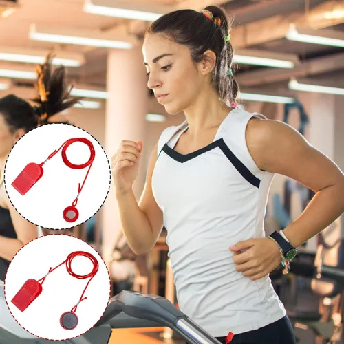Miniatura 5 de lasuroa 2pcs Universal Treadmill Magnet Safety Keys, 2 Styles Treadmill Magnetic Key Replacement Parts Round Magnetic Safety Switch Running Machine
