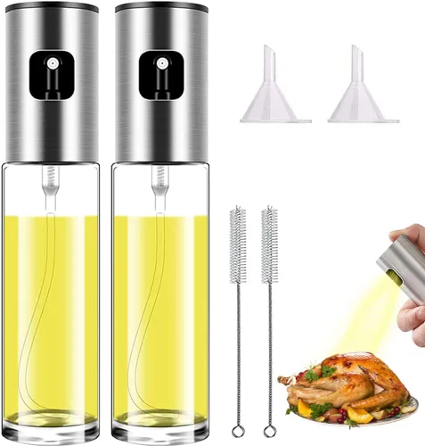 Miniatura 9 de Pulverizador de aceite para cocinar, rociador de aceite de oliva, para freidora de aire, aceite de vinagre vegetal, mini artilugios de cocina
