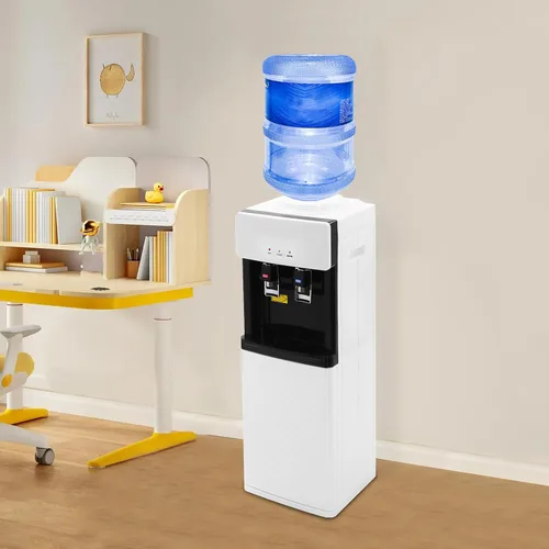 Xuthusman Dispensador de agua 3 en 1, dispensador de agua de carga superior de 5 galones con seguridad para niños, carga sin derrames, ahorro de
