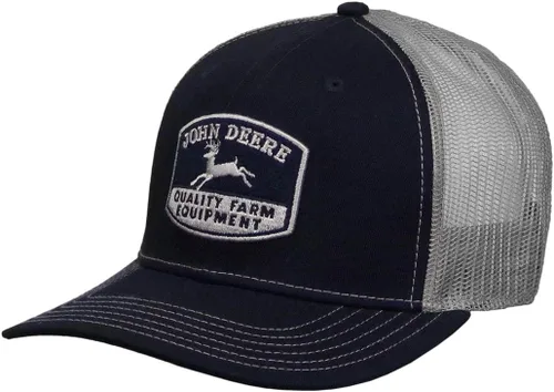 John Deere Mens Jd Navy Mesh Back Cap