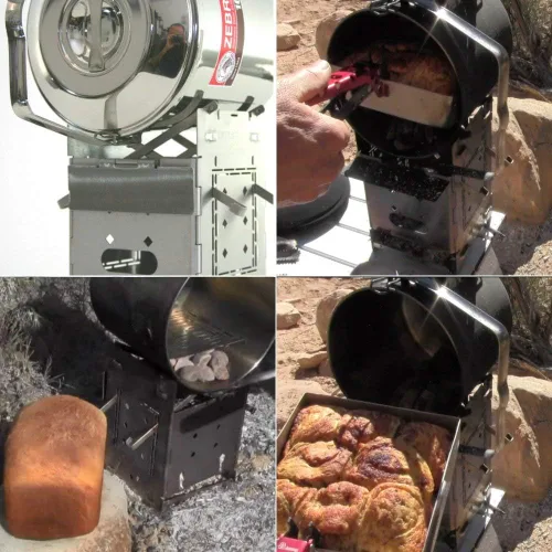 Miniatura 8 de Firebox Bushcraft - Kit de estufa de campamento - Quema de leña/combustible múltiple - Plegable/plegable - Fogata portátil - Modelo Gen 2 5 pulgadas