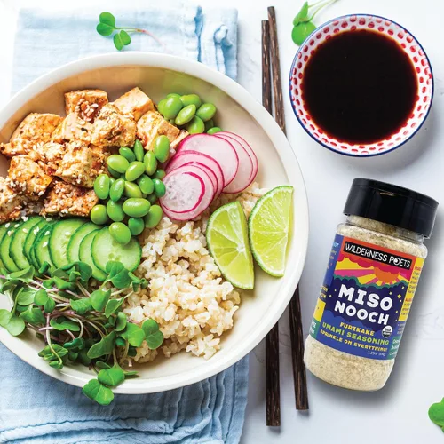 Miniatura 4 de Wilderness Poets, Miso Nooch - Condimento orgánico 100% seco de garbanzos Miso Umami - Espolvorea sobre todo. Orgánico, vegano, sin soja, rico