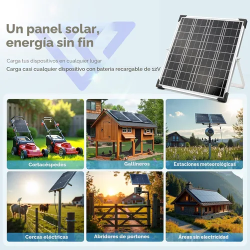 Miniatura 8 de Voltset Cargador de batería solar de 12 V – Kit de panel solar impermeable de 20 W con controlador MPPT inteligente – Mantenedor de cargador