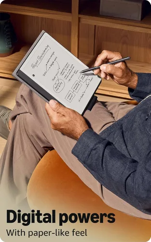 Miniatura 5 de Nuevo Amazon Kindle Scribe (16 GB). Pantalla rediseñada con bordes uniformes. Ahora escribe directamente en libros y documentos. Con resumen