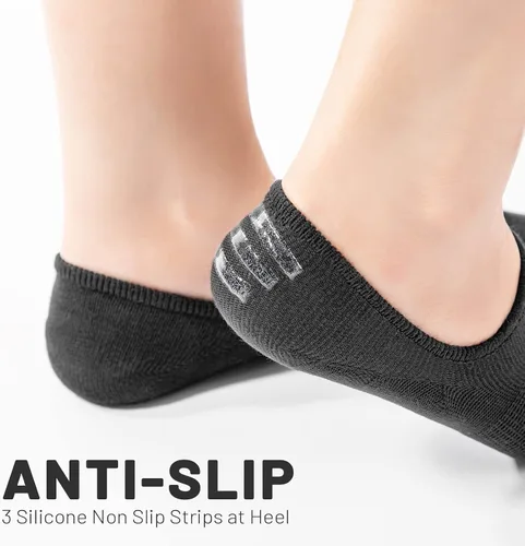 Miniatura 4 de IDEGG Calcetines invisibles para mujeres y hombres, de corte bajo al tobillo, cortos, antideslizantes, atléticos, para correr, novedosos
