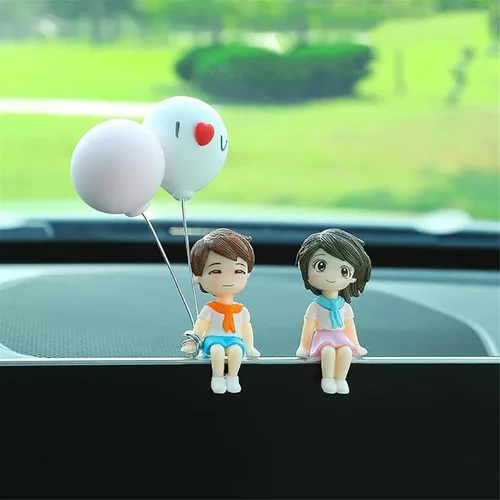 Miniatura 17 de Lindos adornos para pareja, lindo adorno interior de automóvil para parejas, decoración de automóvil, lindas parejas de dibujos animados, accesorios