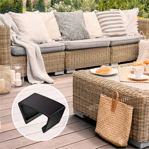 Miniatura 4 de Blulu 10 piezas de sujetadores para muebles de patio al aire libre, sujetadores para sofá de muebles al aire libre 2.4 D x 1.4 W x 1.22 H