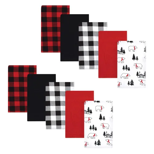Miniatura 132 de Hudson Baby - Paños unisex de franela de algodón para bebé, bosque, talla única