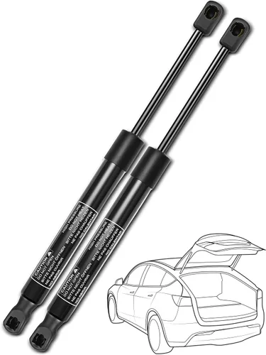 Juego de 2 puntales de soporte de elevación de maletero para portón trasero de gas para Mazda 6 2003-2008 Sedan