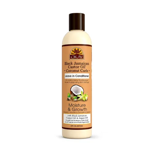 Miniatura 16 de OKAY - Acondicionador sin enjuague con aceite de ricino jamaicano negro - Todo tipo de cabello/texturas - Repara, hidrata, hace crecer un cabello