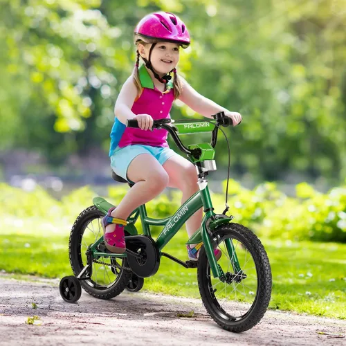 Miniatura 8 de 14/16/18 Inch Children’s Bike for Toddlers Kids Ages 3-9, Safe Non-Slip Tires, Removable Training Wheels, Coaster Brake, Easy Assembly, Perfect for