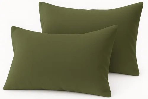Miniatura 27 de COTTON STICH™ Juego de 2 fundas de almohada para niños pequeños de 14 x 20 pulgadas, 100% algodón de 600 hilos, fundas de almohada suaves y Azul