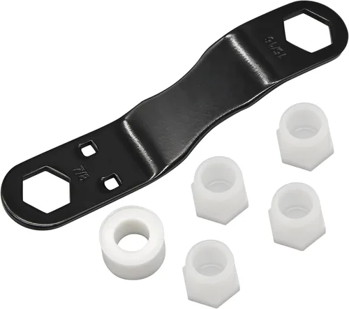 Ganivsor Kit de tapón y llave de drenaje para calentador de agua para caravana, tapones de drenaje para calentador de agua, adecuado para tapones de