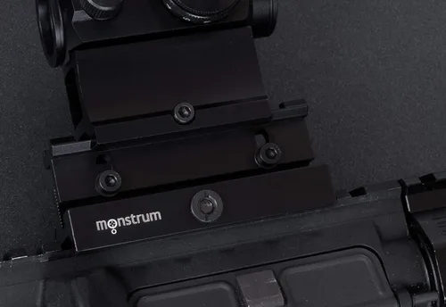 Miniatura 6 de Monstrum Lockdown Series - Soporte elevador Picatinny de altura ajustable con liberación rápida 2.5 pulgadas