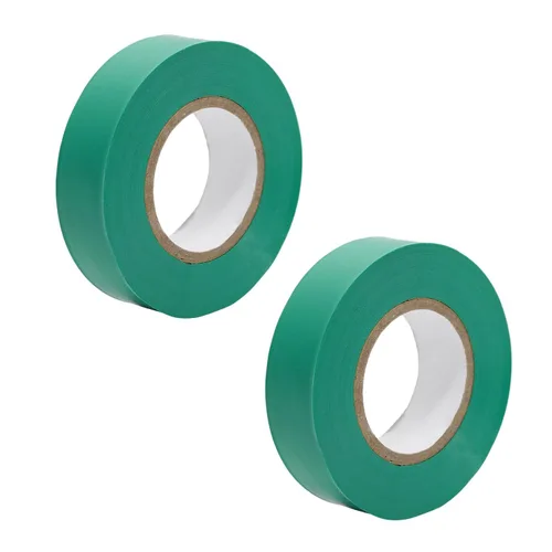 Miniatura 10 de 2 rollos de cinta eléctrica de color azul – Cinta eléctrica de aislamiento impermeable y resistente al calor para cableado, automoción, reparación