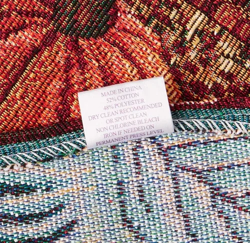Miniatura 5 de Violet Linen Tapiz decorativo de algodón tejido de poliéster con hojas de otoño, girasoles, cosecha de otoño, 13 x 19 pulgadas, rectangular, juego