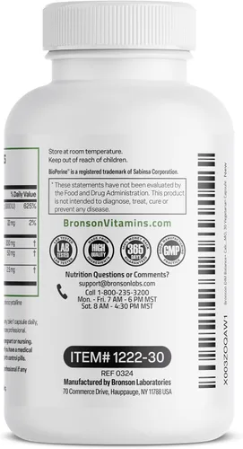 Miniatura 7 de Bronson DIM Balance+ D-glucarato de calcio, brotes de brócoli y vitamina D3 200 mg de DIM por cápsula apoya el metabolismo de estrógeno