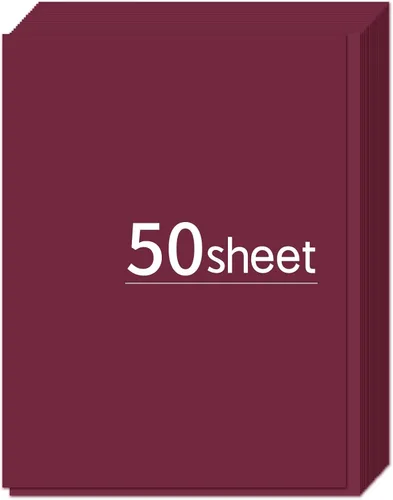 Miniatura 9 de 50 hojas de cartulina negra de 8.5x11", papel de construcción de 250 g/m²/92 lb, papel de impresora premium para proyectos de bricolaje, suministros