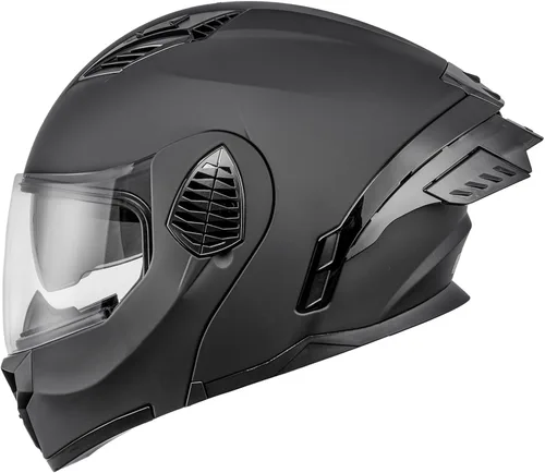 OUMURS Cascos modulares de motocicleta de cara completa abatible, casco de motocicleta para bicicleta de calle, unisex, modelo 167 para adultos