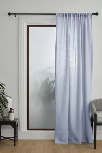Miniatura 12 de Solino Home Cortina de lino europeo color beige, 52 x 96 pulgadas, filtro de luz, con bolsillo para barra, 96 pulgadas, 100% lino puro, tratamiento