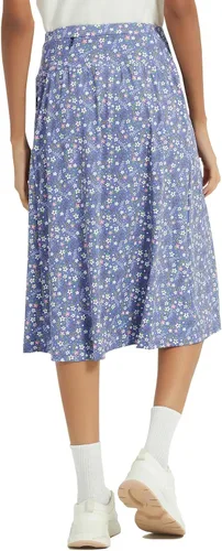 Miniatura 21 de NOOYME Falda pantalón de 28 pulgadas para mujer con 3 bolsillos, modesta, longitud hasta la rodilla, atlética, midi
