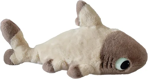 Miniatura 16 de Juguetes de animales de peluche Sharkitty, juguetes de peluche combinados de tiburón y gato (Rosa, 15.7 pulgadas)