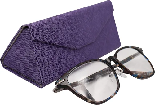 Miniatura 199 de Real Sic Funda para lentes de sol para hombres y mujeres, soporte magnético plegable para lentes de sol, inspirado en el color sólido