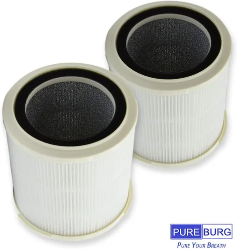 Miniatura 3 de PUREBURG Filtro de repuesto compatible con purificadores de aire OdorStop OSAP4 OSAP5 OSAP5FIL OSAP5BW1, paquete de 2, H13 True HEPA y filtración