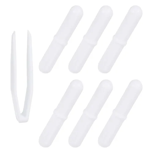 Miniatura 21 de PATIKIL Barra agitadora magnética, 0.315 x 0.118 in, 6 piezas de PTFE magnético, barra mezcladora magnética para vaso de precipitados de fondo