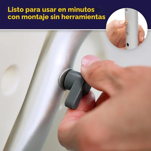 Miniatura 3 de Altura ajustable taburete de baño., RTL12004KD, Blanco, 1, 1